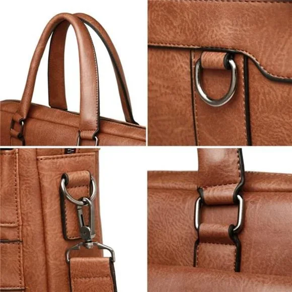 Small Leather Sling Shoulder Bag Messenger Pack 35black(pu)